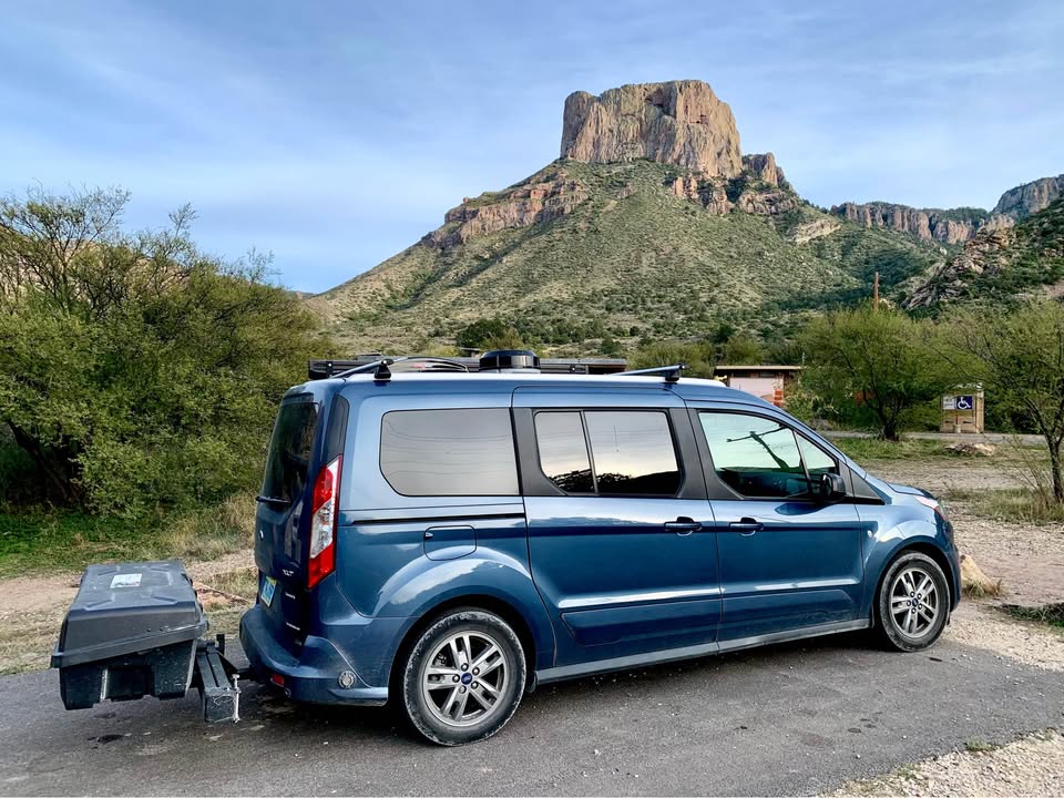 Mini-T Campervan lifestyle travel example with customer vehicle