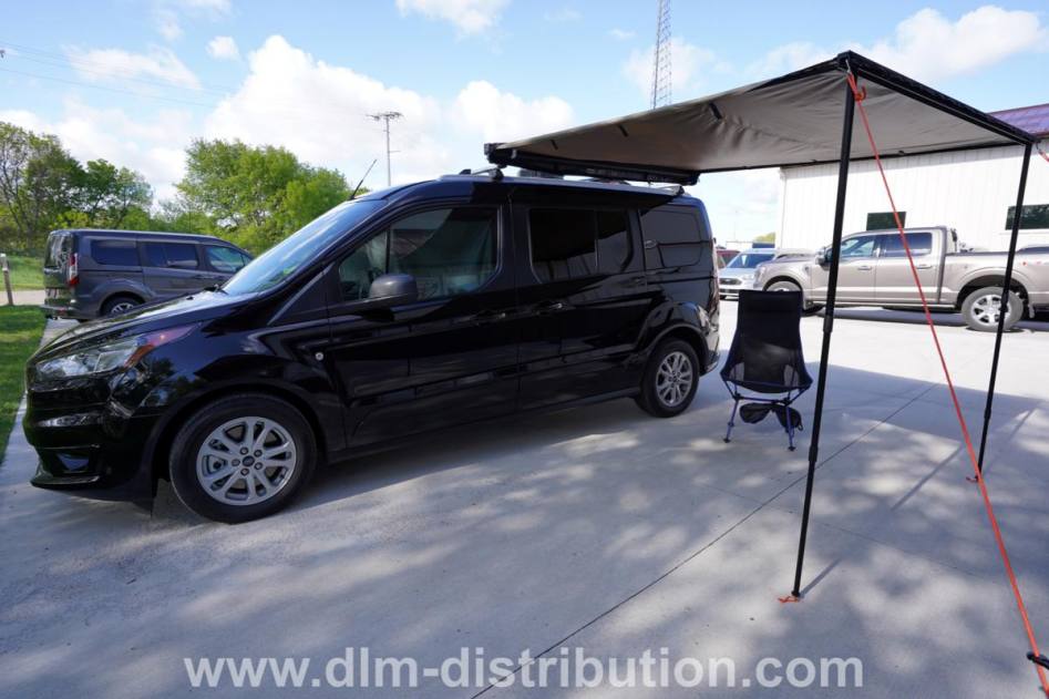 2022 Mini-T Campervan | Black | Class B Camper Van with Awning & Split rear door! 
