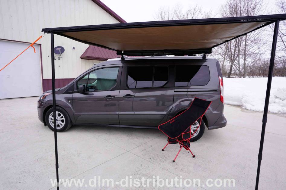 2020 Ford Transit Connect Mini-T Campervan: Solar-Powered with Adaptive Cruise Control, Navigation, and Awning