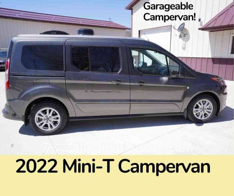 2022 Mini-T Campervan - a garageable RV that boasts an impressive fuel efficiency of 24-28 MPG