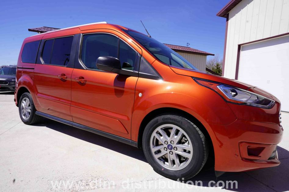 2022 Mini-T Campervan Sedona Orange Camper Van Off Grid Solar NAV Leather Class B RV 