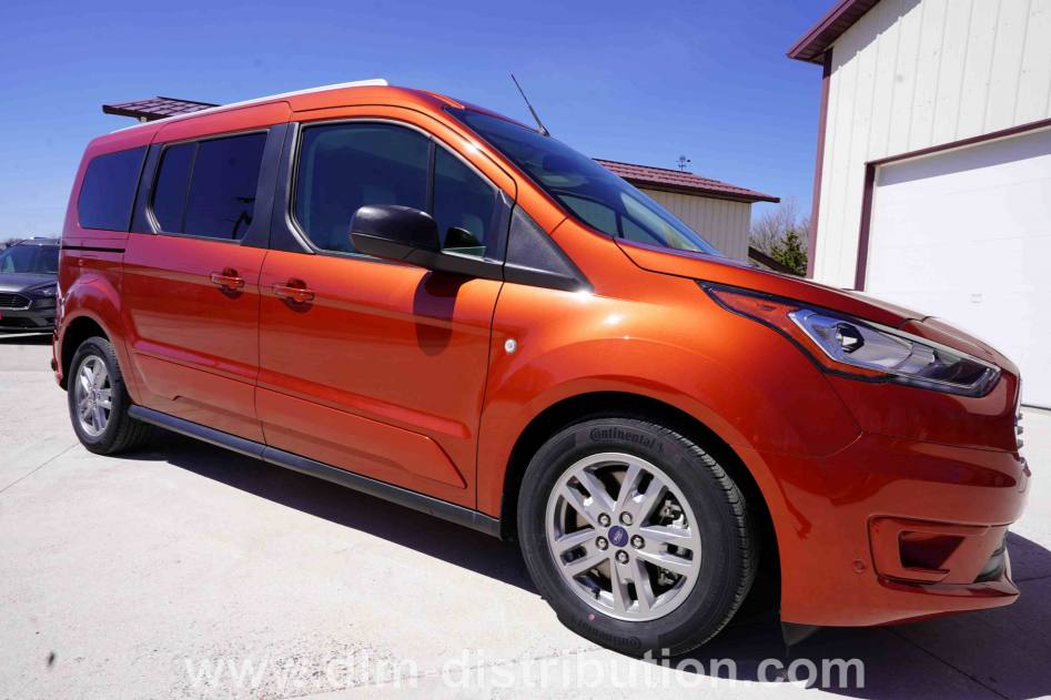 2022 Mini-T Campervan Sedona Orange Camper Van Off Grid Solar NAV Leather Class B RV